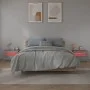 Mesitas de noche con LED 2 unidades gris sonoma 60x35x40 cm de vidaXL, Mesitas de noche - Ref: Foro24-3144973, Precio: 89,84 ...