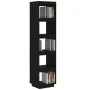 Estantería/divisor de espacios madera pino negro 40x35x167 cm de vidaXL, Librerías y estanterías - Ref: Foro24-810858, Precio...