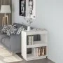 Estantería madera maciza de pino blanca 60x35x71 cm de vidaXL, Librerías y estanterías - Ref: Foro24-810860, Precio: 41,96 €,...