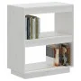 Estantería madera maciza de pino blanca 60x35x71 cm de vidaXL, Librerías y estanterías - Ref: Foro24-810860, Precio: 41,96 €,...
