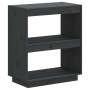 Estantería madera maciza de pino gris 60x35x71 cm de vidaXL, Librerías y estanterías - Ref: Foro24-810861, Precio: 39,64 €, D...
