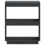 Estantería madera maciza de pino gris 60x35x71 cm de vidaXL, Librerías y estanterías - Ref: Foro24-810861, Precio: 39,64 €, D...