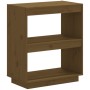 Estantería madera maciza de pino marrón miel 60x35x71 cm de vidaXL, Librerías y estanterías - Ref: Foro24-810862, Precio: 44,...
