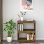 Estantería madera maciza de pino marrón miel 60x35x71 cm de vidaXL, Librerías y estanterías - Ref: Foro24-810862, Precio: 44,...