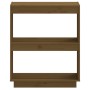 Estantería madera maciza de pino marrón miel 60x35x71 cm de vidaXL, Librerías y estanterías - Ref: Foro24-810862, Precio: 44,...
