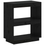 Estantería madera maciza de pino negra 60x35x71 cm de vidaXL, Librerías y estanterías - Ref: Foro24-810863, Precio: 57,29 €, ...