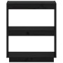 Estantería madera maciza de pino negra 60x35x71 cm de vidaXL, Librerías y estanterías - Ref: Foro24-810863, Precio: 57,29 €, ...