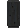 Estantería madera maciza de pino negra 60x35x71 cm de vidaXL, Librerías y estanterías - Ref: Foro24-810863, Precio: 57,29 €, ...
