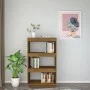 Estantería/divisor de espacios pino marrón miel 60x35x103 cm de vidaXL, Librerías y estanterías - Ref: Foro24-810867, Precio:...