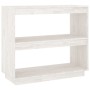 Estantería de madera maciza de pino blanco 80x35x71 cm de vidaXL, Librerías y estanterías - Ref: Foro24-810880, Precio: 49,03...