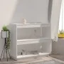 Estantería de madera maciza de pino blanco 80x35x71 cm de vidaXL, Librerías y estanterías - Ref: Foro24-810880, Precio: 48,58...