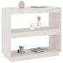 Estantería de madera maciza de pino blanco 80x35x71 cm de vidaXL, Librerías y estanterías - Ref: Foro24-810880, Precio: 49,03...