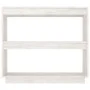 Estantería de madera maciza de pino blanco 80x35x71 cm de vidaXL, Librerías y estanterías - Ref: Foro24-810880, Precio: 48,58...