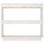 Estantería de madera maciza de pino blanco 80x35x71 cm de vidaXL, Librerías y estanterías - Ref: Foro24-810880, Precio: 49,03...
