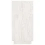 Estantería de madera maciza de pino blanco 80x35x71 cm de vidaXL, Librerías y estanterías - Ref: Foro24-810880, Precio: 48,58...