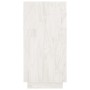 Estantería de madera maciza de pino blanco 80x35x71 cm de vidaXL, Librerías y estanterías - Ref: Foro24-810880, Precio: 49,03...
