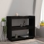 Estantería de madera maciza de pino negra 80x35x71 cm de vidaXL, Librerías y estanterías - Ref: Foro24-810883, Precio: 54,46 ...