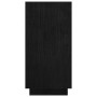 Estantería de madera maciza de pino negra 80x35x71 cm de vidaXL, Librerías y estanterías - Ref: Foro24-810883, Precio: 54,46 ...
