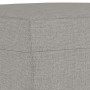 Reposapiés de tela gris claro 60x50x41 cm de vidaXL, Otomanas - Ref: Foro24-349263, Precio: 68,14 €, Descuento: %