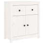Aparador de madera maciza de pino blanco 70x35x80 cm de vidaXL, Aparadores - Ref: Foro24-813750, Precio: 115,40 €, Descuento: %