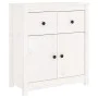Aparador de madera maciza de pino blanco 70x35x80 cm de vidaXL, Aparadores - Ref: Foro24-813750, Precio: 112,58 €, Descuento: %