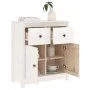Aparador de madera maciza de pino blanco 70x35x80 cm de vidaXL, Aparadores - Ref: Foro24-813750, Precio: 112,58 €, Descuento: %
