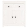 Aparador de madera maciza de pino blanco 70x35x80 cm de vidaXL, Aparadores - Ref: Foro24-813750, Precio: 115,40 €, Descuento: %