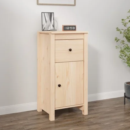 Aparador de madera maciza de pino 40x35x80 cm de vidaXL, Aparadores - Ref: Foro24-813754, Precio: 64,35 €, Descuento: %