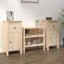 Aparadores 2 uds madera maciza de pino 40x35x80 cm de vidaXL, Aparadores - Ref: Foro24-813755, Precio: 116,43 €, Descuento: %