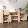 Aparadores 2 uds madera maciza de pino 40x35x80 cm de vidaXL, Aparadores - Ref: Foro24-813755, Precio: 117,76 €, Descuento: %
