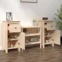Aparadores 2 uds madera maciza de pino 40x35x80 cm de vidaXL, Aparadores - Ref: Foro24-813755, Precio: 116,43 €, Descuento: %
