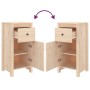 Aparadores 2 uds madera maciza de pino 40x35x80 cm de vidaXL, Aparadores - Ref: Foro24-813755, Precio: 117,76 €, Descuento: %