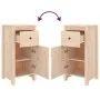 Aparadores 2 uds madera maciza de pino 40x35x80 cm de vidaXL, Aparadores - Ref: Foro24-813755, Precio: 116,43 €, Descuento: %