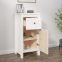Aparador de madera maciza de pino blanco 40x35x80 cm de vidaXL, Aparadores - Ref: Foro24-813756, Precio: 98,14 €, Descuento: %