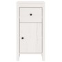 Aparador de madera maciza de pino blanco 40x35x80 cm de vidaXL, Aparadores - Ref: Foro24-813756, Precio: 98,14 €, Descuento: %