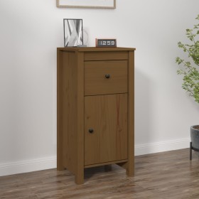 Aparador de madera maciza de pino marrón miel 40x35x80 cm de vidaXL, Aparadores - Ref: Foro24-813760, Precio: 59,71 €, Descue...