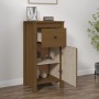 Aparador de madera maciza de pino marrón miel 40x35x80 cm de vidaXL, Aparadores - Ref: Foro24-813760, Precio: 59,71 €, Descue...