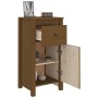 Aparadores 2 uds madera maciza de pino marrón miel 40x35x80 cm de vidaXL, Aparadores - Ref: Foro24-813761, Precio: 87,50 €, D...
