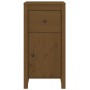 Aparadores 2 uds madera maciza de pino marrón miel 40x35x80 cm de vidaXL, Aparadores - Ref: Foro24-813761, Precio: 87,50 €, D...