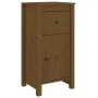 Aparadores 2 uds madera maciza de pino marrón miel 40x35x80 cm de vidaXL, Aparadores - Ref: Foro24-813761, Precio: 87,50 €, D...