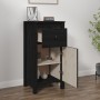 Aparador de madera maciza de pino negro 40x35x80 cm de vidaXL, Aparadores - Ref: Foro24-813762, Precio: 76,87 €, Descuento: %