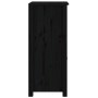 Aparador de madera maciza de pino negro 40x35x80 cm de vidaXL, Aparadores - Ref: Foro24-813762, Precio: 76,87 €, Descuento: %