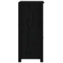Aparador de madera maciza de pino negro 40x35x80 cm de vidaXL, Aparadores - Ref: Foro24-813762, Precio: 75,90 €, Descuento: %