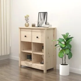 Aparador de madera maciza de pino 70x35x80 cm de vidaXL, Aparadores - Ref: Foro24-813764, Precio: 84,74 €, Descuento: %