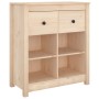 Aparador de madera maciza de pino 70x35x80 cm de vidaXL, Aparadores - Ref: Foro24-813764, Precio: 85,80 €, Descuento: %