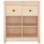Aparador de madera maciza de pino 70x35x80 cm de vidaXL, Aparadores - Ref: Foro24-813764, Precio: 84,74 €, Descuento: %