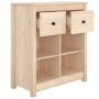 Aparador de madera maciza de pino 70x35x80 cm de vidaXL, Aparadores - Ref: Foro24-813764, Precio: 85,80 €, Descuento: %