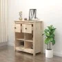 Aparador de madera maciza de pino 70x35x80 cm de vidaXL, Aparadores - Ref: Foro24-813764, Precio: 84,74 €, Descuento: %