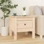 Mesa auxiliar de madera maciza de pino 40x40x39 cm de vidaXL, Mesas auxiliares - Ref: Foro24-813784, Precio: 38,85 €, Descuen...