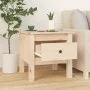 Mesa auxiliar de madera maciza de pino 40x40x39 cm de vidaXL, Mesas auxiliares - Ref: Foro24-813784, Precio: 38,85 €, Descuen...